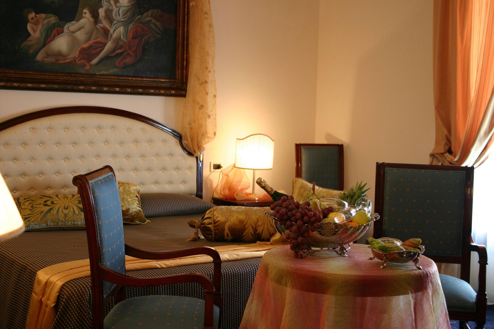 Grand Hotel Palace 마르살라 외부 사진 A room at the hotel